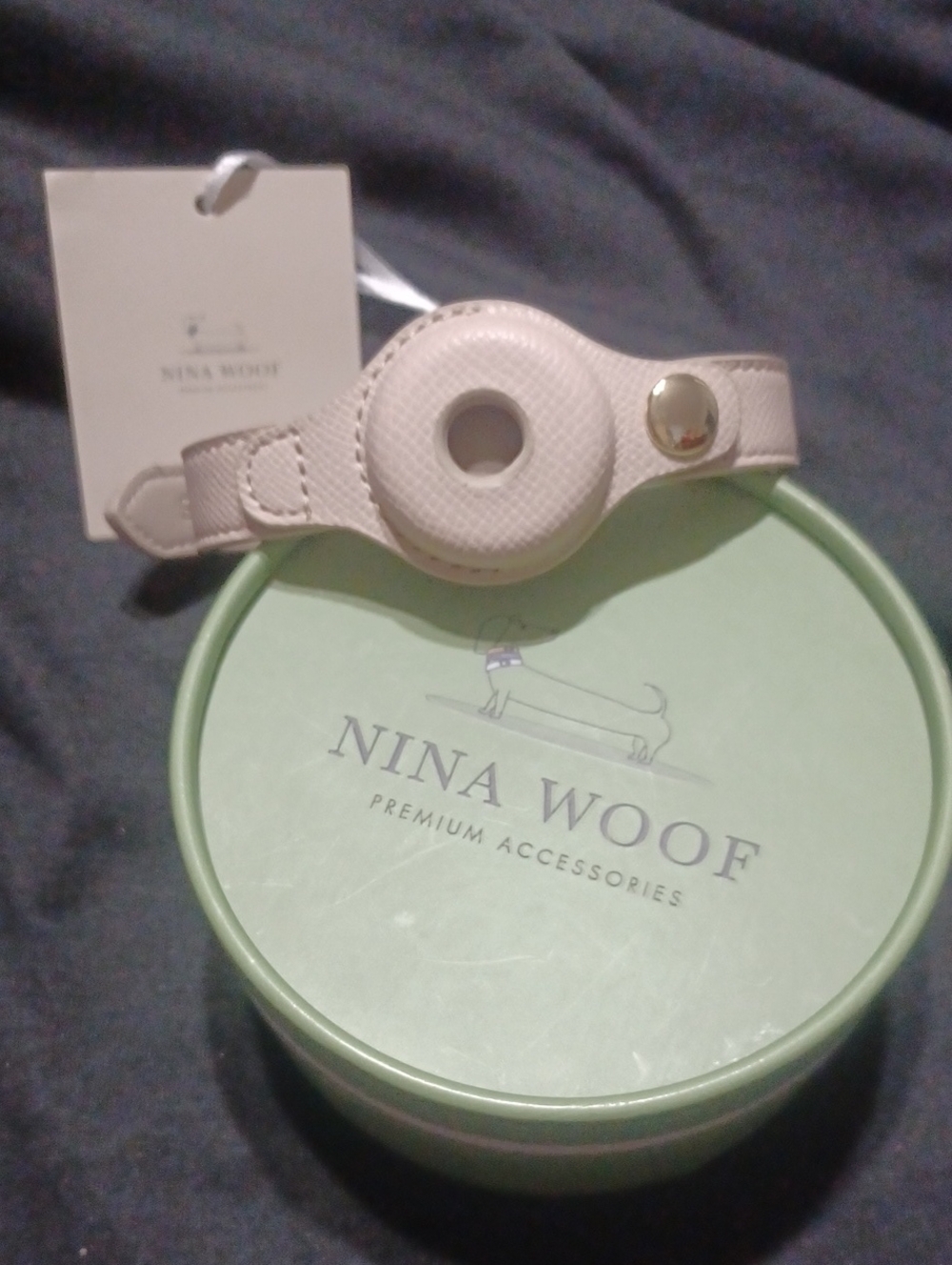 Nina Woof Collar -Cupertino Beige - Small